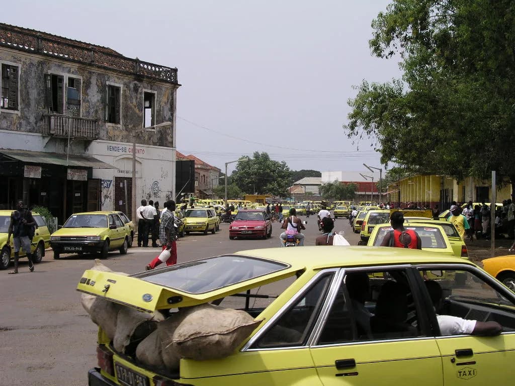São Tomé city — colonial architecture, Fort of São Sebastião / National Museum, waterfront markets