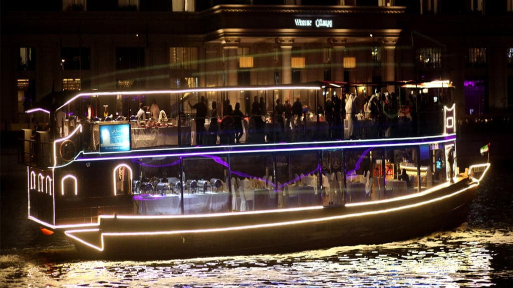 Luxury Canal Dinner Dhow Cruise
