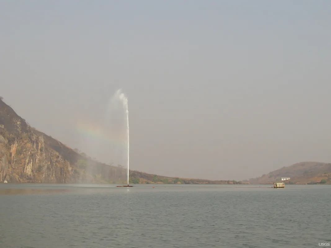 Volcanic crater lakes & caves — Lake Nyos, Lake Oku, Barombi Mbo, lava-tube and limestone caves